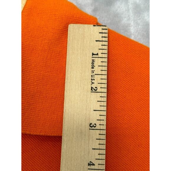 Southpole Polo Shirt Mens XL Orange Short Sleeve Authentic Collection Logo Vtg - Picture 9 of 10